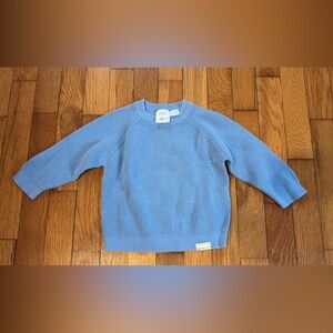 Zara Kid’s Light Blue Crewneck Sweater